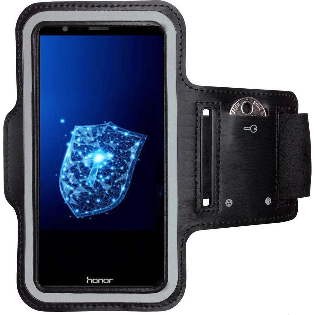 CoverKingz Sportarmband für Honor 7X, Smartphone Sportarmband, Schwarz