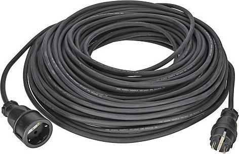 Actual product image EGB Rubber extension cable H05RR-F3G1.5 black 50m (50 m)