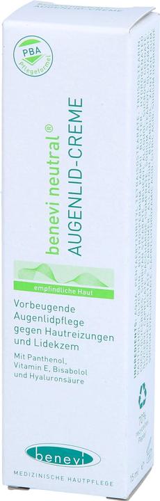 Produktbild Benevi NEUTRAL Augenlid-Creme, 15 ml Creme (Augenpflege Crème, 15 ml, Tag)