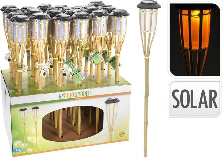 Actual product image Koopman Solar lamp bamboo stick