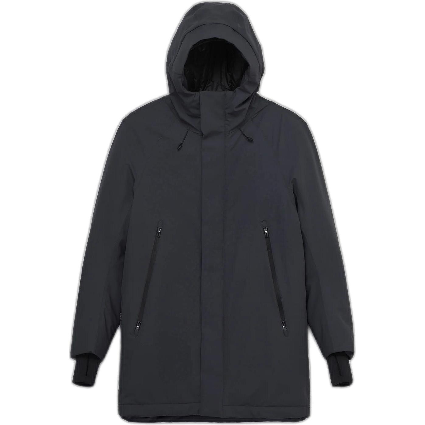 Krakatau, Herren, Jacke, technicher parka dup (S), Schwarz, S