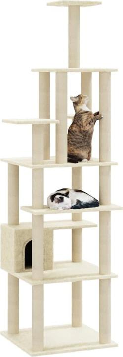 Produktbild vidaXL Katzenbaum (183 cm, Hellgrau)