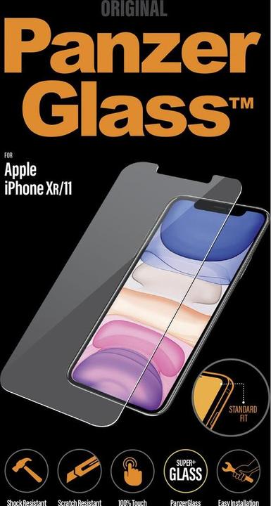 Actual product image PanzerGlass standard fit (1 Piece, Apple iPhone 11)