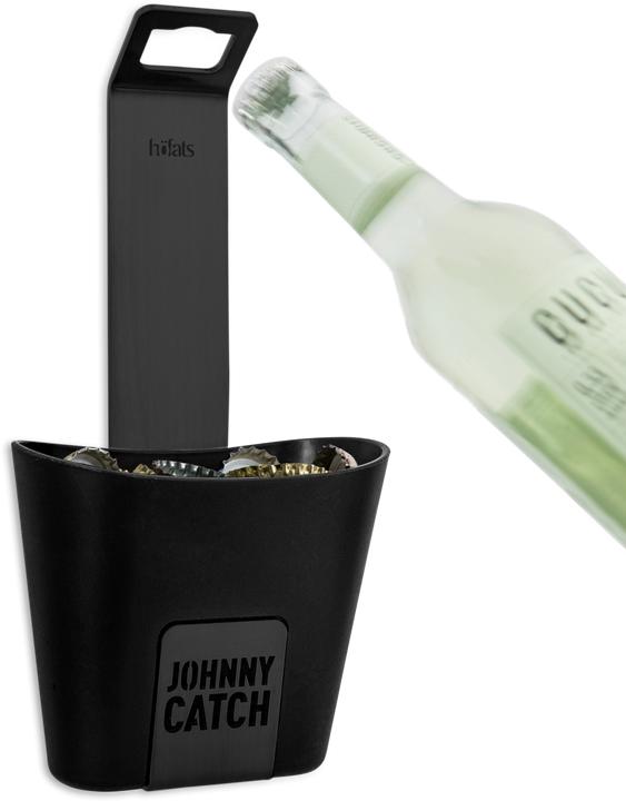 Actual product image Höfats JOHNNY CATCH Cup Bottle Opener black (Bottle opener)