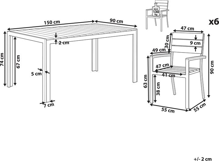 Produktbild Beliani Como