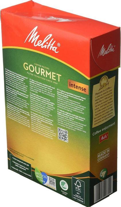 Actual product image Melitta Coffee filter Gourmet Intense 1x4 hvid 80 pcs.