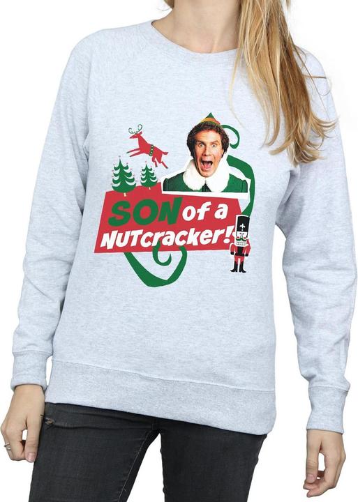 Actual product image Elf Womens/Ladies Son Of A Nutcracker Sweatshirt (M)