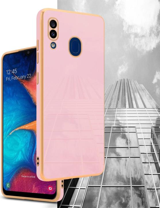 Actual product image Cadorabo Case for Samsung Galaxy A20 / A30 / M10s in TPU with camera protection LM130 Style (Samsung Galaxy A20, Samsung Galaxy M10s, TCL A30)