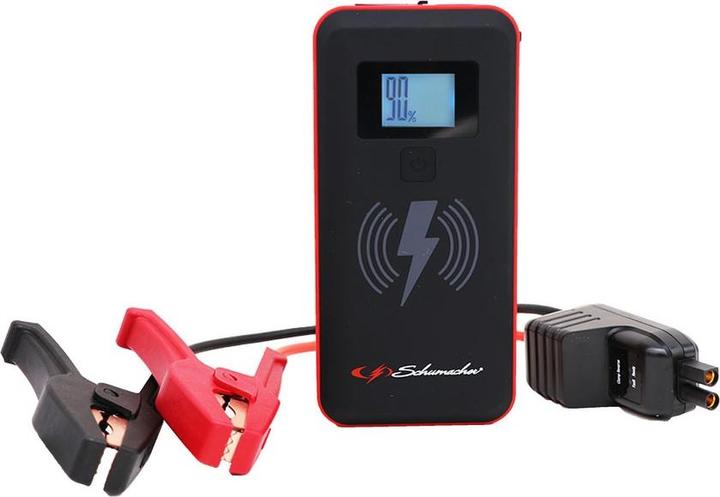 Actual product image Schumacher SL472 Jump Start Booster & Qi Powerbank 12V 1000PA (1000 A)