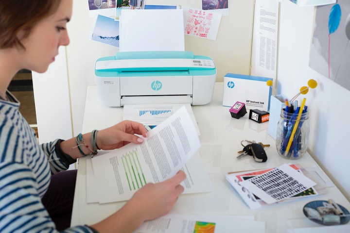 Actual product image HP DeskJet 3735 (Ink, Colour)