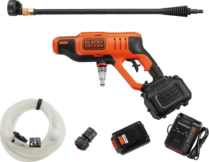 Black & Decker Black+Decker 18V TRYKSPRØJTE 24 BAR 1X2.0AH (Akkubetrieb)