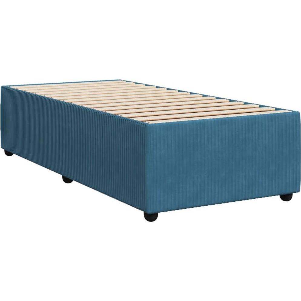Thumbnail - VidaXL, Bett, Bo x springbett mit Matratze 100 x 200 cm Samt (100 x 200 cm)
