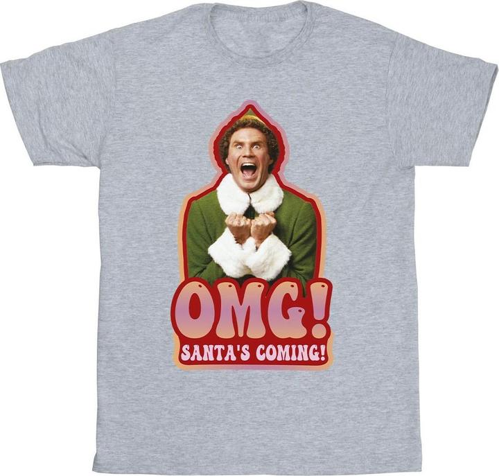 Immagine prodotto Elf Santa's Coming Maglietta Uomo (L)