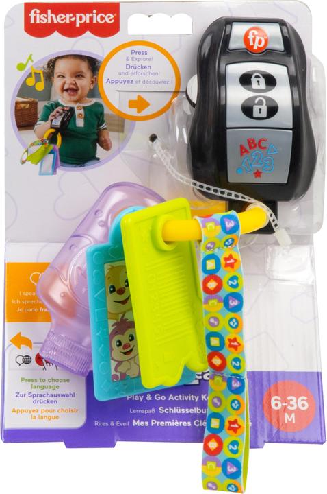 Actual product image Fisher-Price Play & Go Activity Keys (D, F, E)