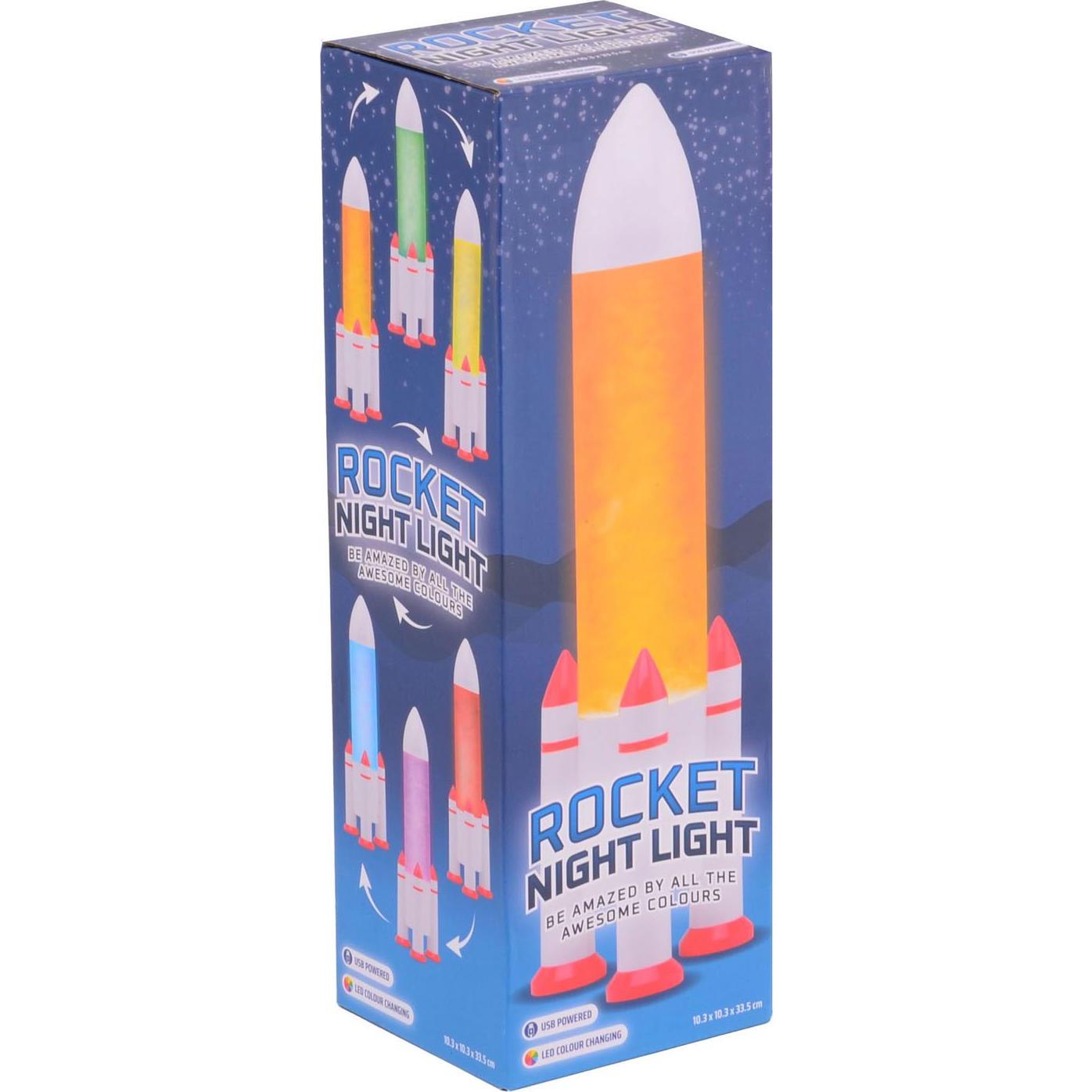 Thumbnail - Nachtlicht, Raketen-Nachtlampe mit USB-Anschluss