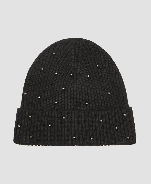 Actual product image S.Oliver Mütze Gestrickte Beanie mit Schmuckperlen (One size)