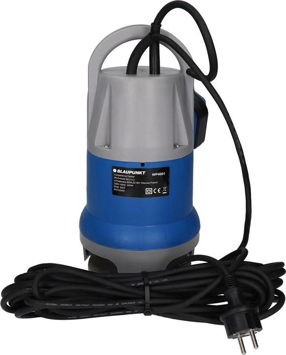 Produktbild Blaupunkt Pompa wody zanurzeniowa 400W 8000 l/h WP4001 (Gartenpumpe)