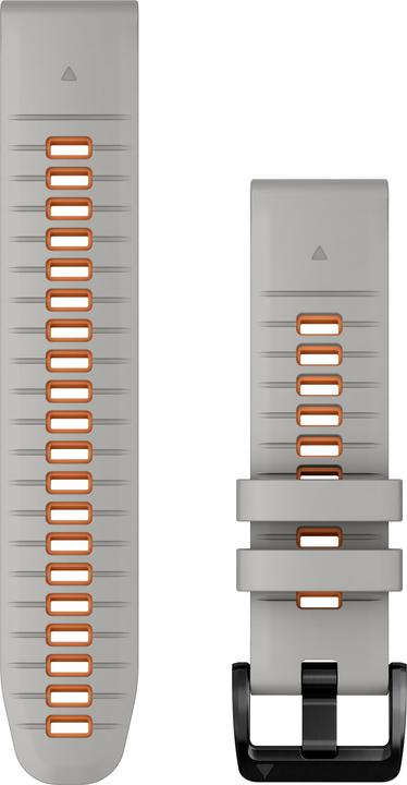Immagine prodotto Garmin Braccialetto in silicone, Quickfit, 22 mm, blu/arancio (22 mm, Silicone, QuickFit)