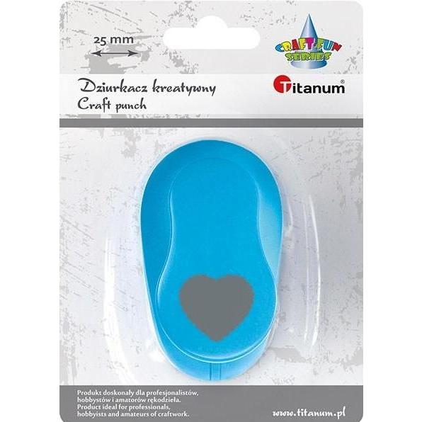 Cekiny, Perforatore, Locher mit 25-mm-Herzmotiv