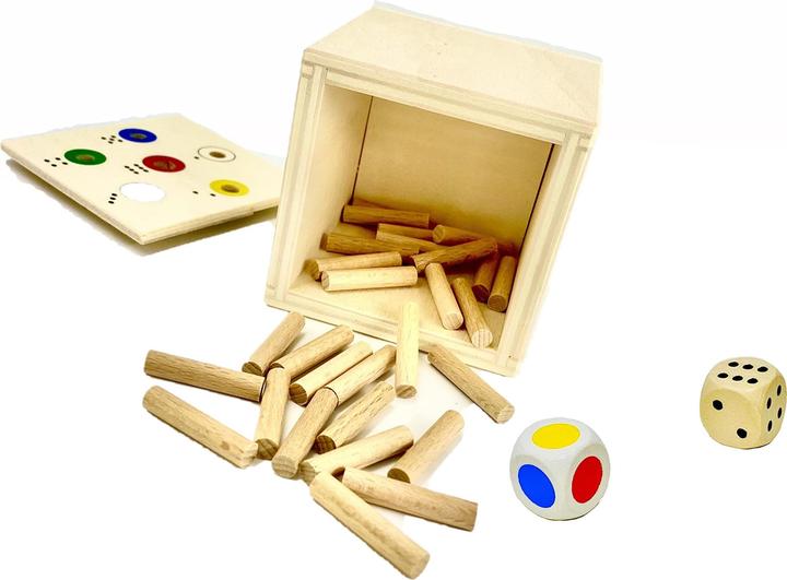 Produktbild Activity Board Spass für die ganze Familie zum Lernen von Zahlen und Farben | Würfelspiel | Reisespiele für