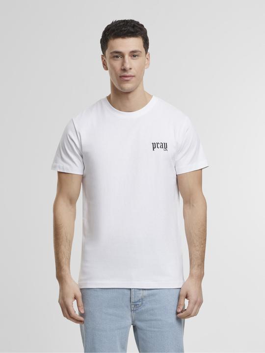 Image du produit Miss Tee Pray Old English Wording EMB Tee - 191349 (L)