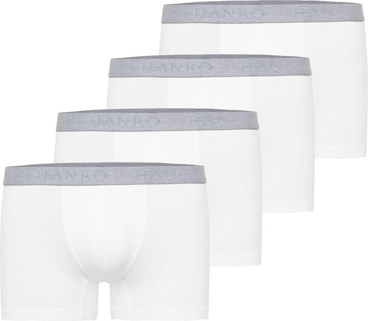 Produktbild Hanro - Cotton Essentials - Retro Short / Pant - 4er Pack (M Weiss) (M, 4er Pack)