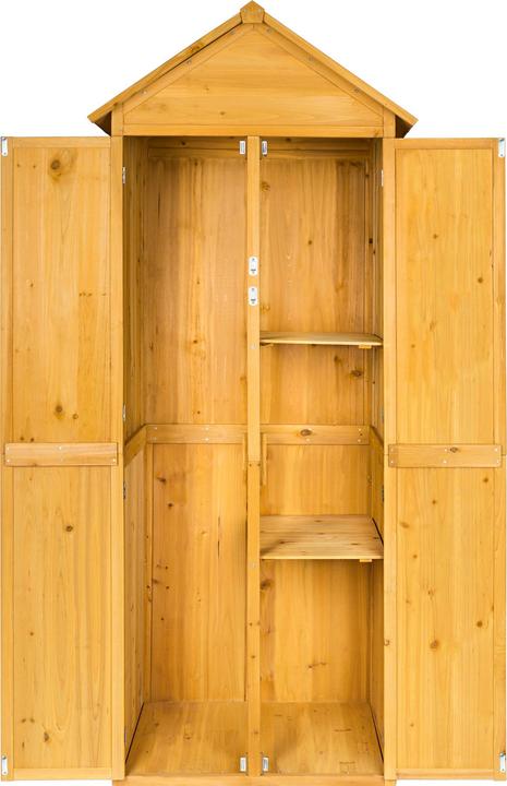 Immagine prodotto tectake armadio da giardino con tetto a punta