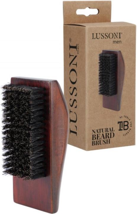 Lussoni Br Natural Beard Brush Square