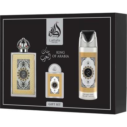 Lattafa Perfumes Lattafa Pride King Of Arabia Eau De Parfum 100 Ml Eau De Parfum 20 Ml Deodorant 200 Ml (Parfum Set) (62018479)