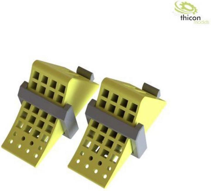 Produktbild Thicon Models 50087 1:14 Hemmschuhe gelb mit