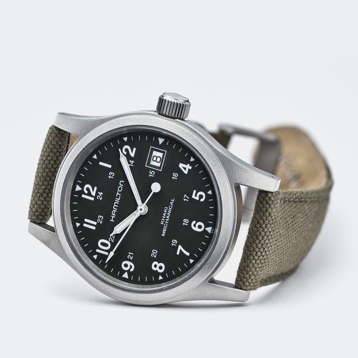 Actual product image Hamilton Khaki Field Mechanical (Analogue wristwatch, 38 mm)