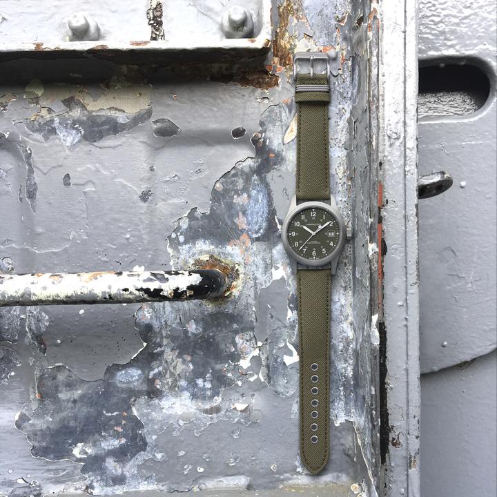 Actual product image Hamilton Khaki Field Mechanical (Analogue wristwatch, 38 mm)