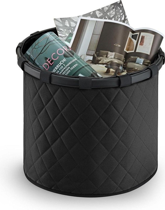 Produktbild reisenthel Aufbewahrungsbox Frame Rhombus Schwarz (40 x 37 cm, 30 l)