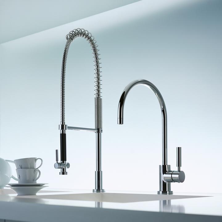 Produktbild Dornbracht Küche - Tara Classic Einhebelmischer, Ausladung 235mm, schwenkbarer Auslauf 360 Grad