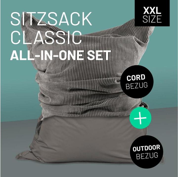 Produktbild Lumaland Sitzsack + Cordhülle