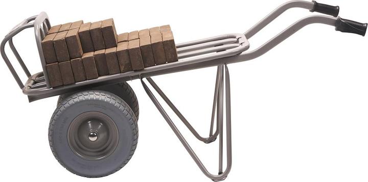 Actual product image Matador Brick and tile wheel barrow, 2 wheels, puncture proof, extra wide tyres.