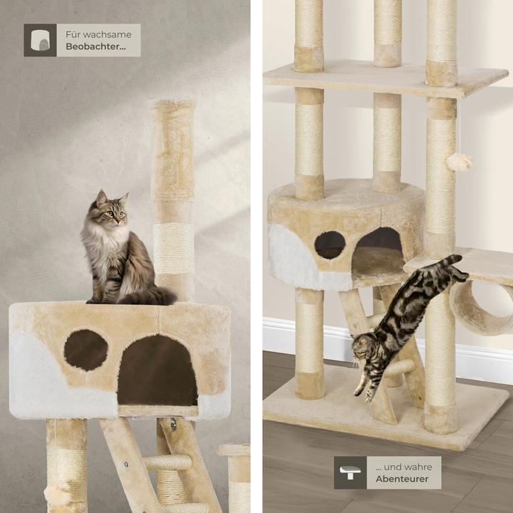 Image du produit tectake Hansi (260 cm, Beige, Blanc)