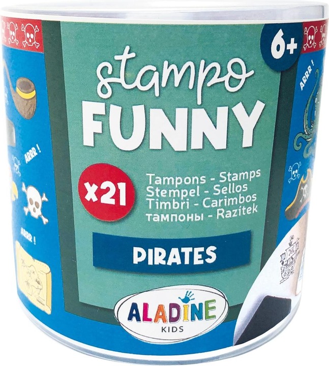 Produktbild Aladine Kinder Stempel Funny Piraten