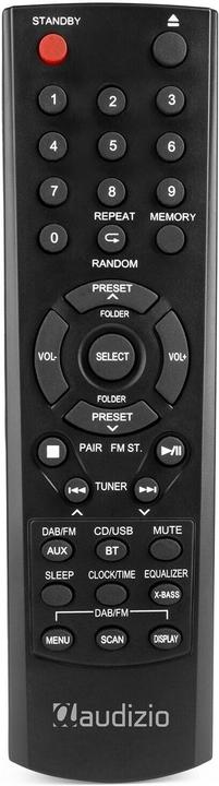 Actual product image DAB radio met Bluetooth - Audizio Cannes - Stereo FM & radio met cd speler en mp3 speler (Bluetooth, CD player)