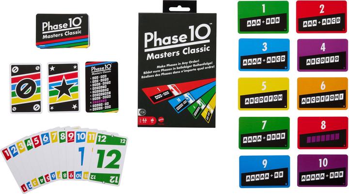 Produktbild Mattel Games Phase 10 Masters Classic (Deutsch)