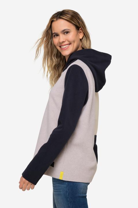 Produktbild Laurasøn Hoodie, Fleece, Colorblocking, Kapuze, Langarm, OEKO-TEX (XL)