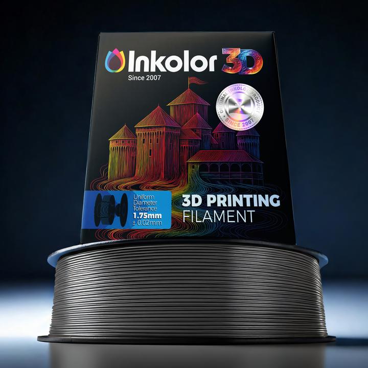 Produktbild Inkolor 3D Filament PLA Grau (PLA, 1.75 mm)