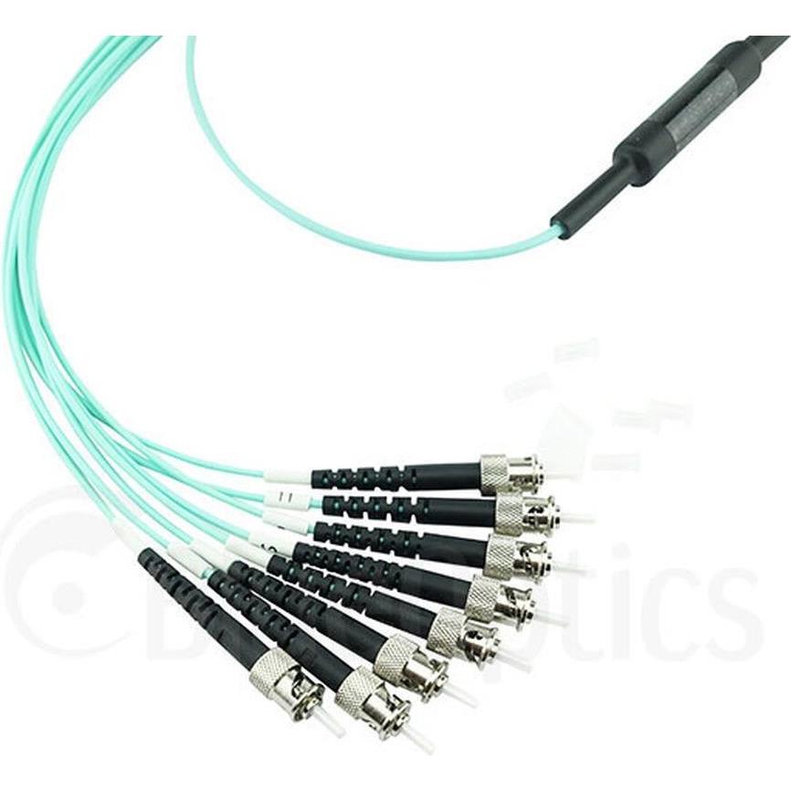 Thumbnail - CBO LWL MTP/4xST Breakout Kabel OM3 1 Meter, Transceiver, Blau