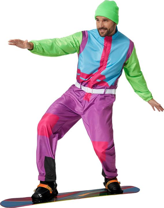 Image du produit tectake Costume rétro pour homme des années 80,90 combinaison de ski (M)