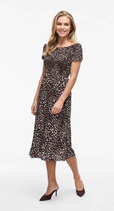 Produktbild Vila VIRITA Midi Gesmoktes Kleid (42)