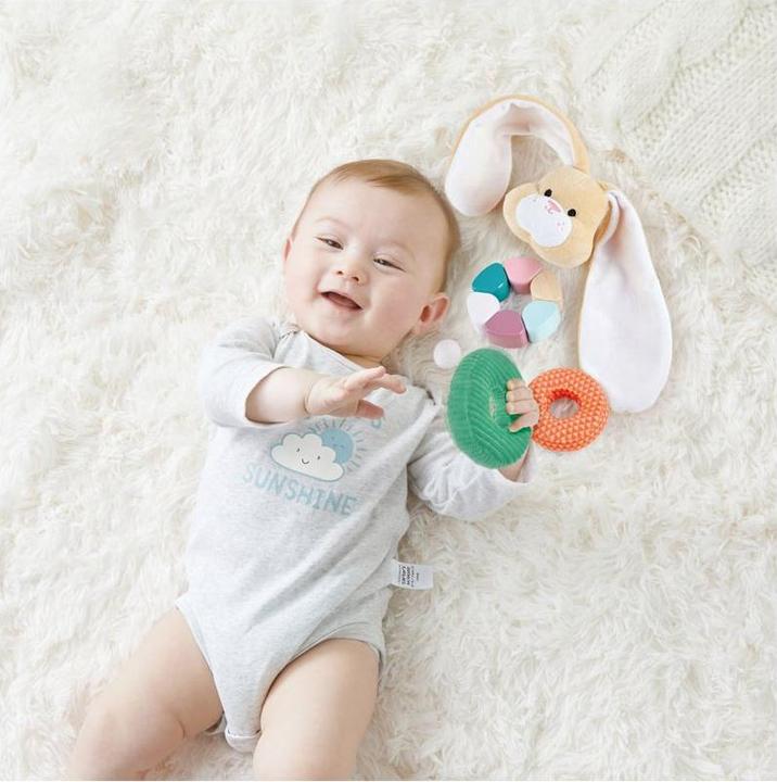 Actual product image Hape Stack long-eared rabbit