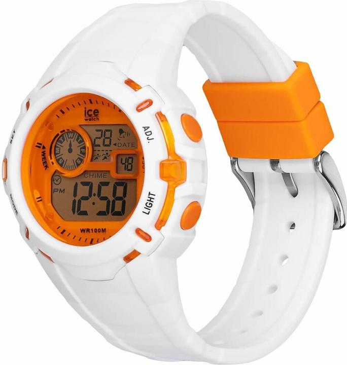 Produktbild ICE Watch Ice Digit Explorer White Orange (Digitaluhr, 40 mm)