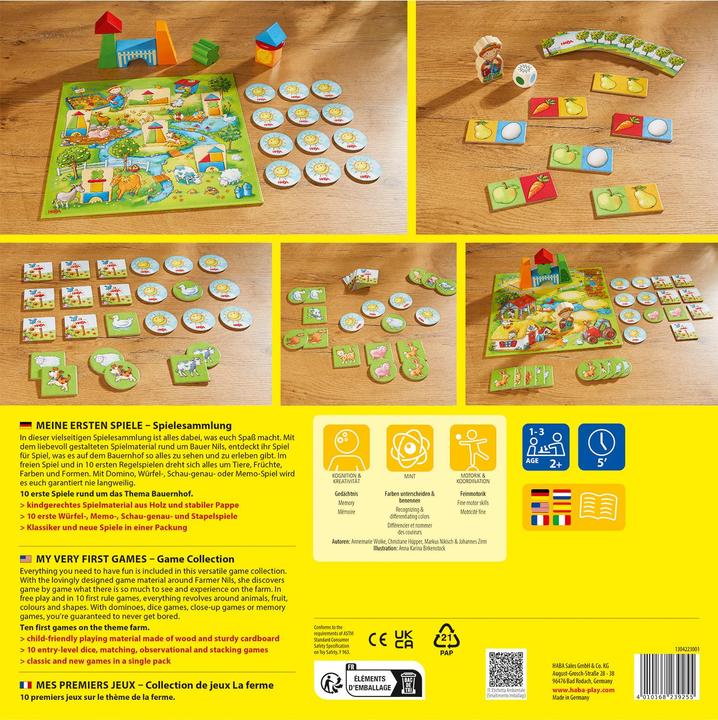 Actual product image Haba Game collection (German)