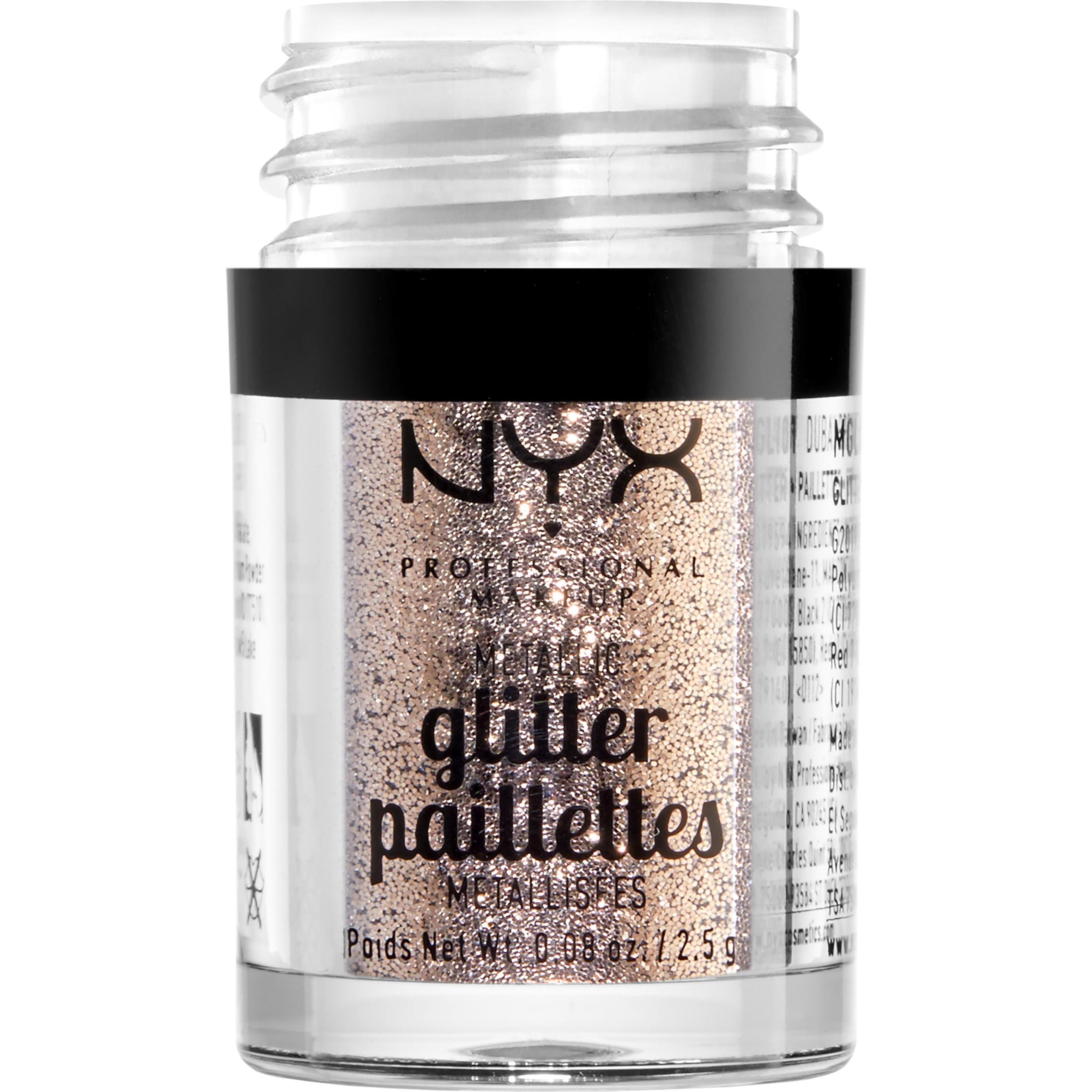 Thumbnail - NYX Professional Make-Up, Highlighter + Bronzer, Metallic Glitter (Goldstone, Highlighter, 2.50 g)