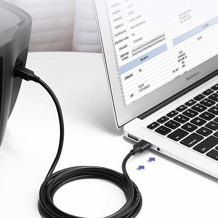 Produktbild Ugreen USB A – USB B (5 m, USB 2.0)